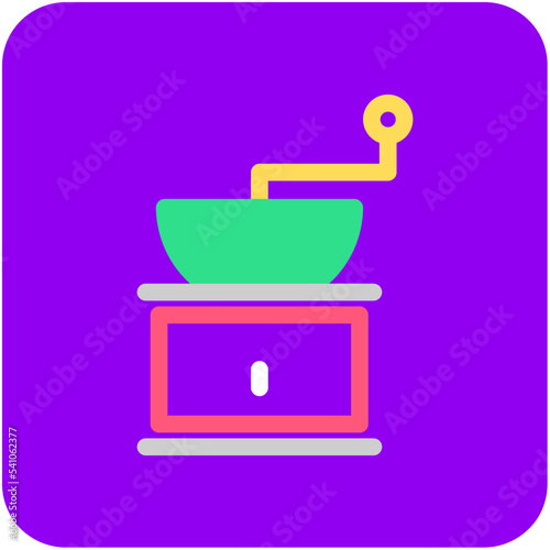 Coffee Mill Vector Icon