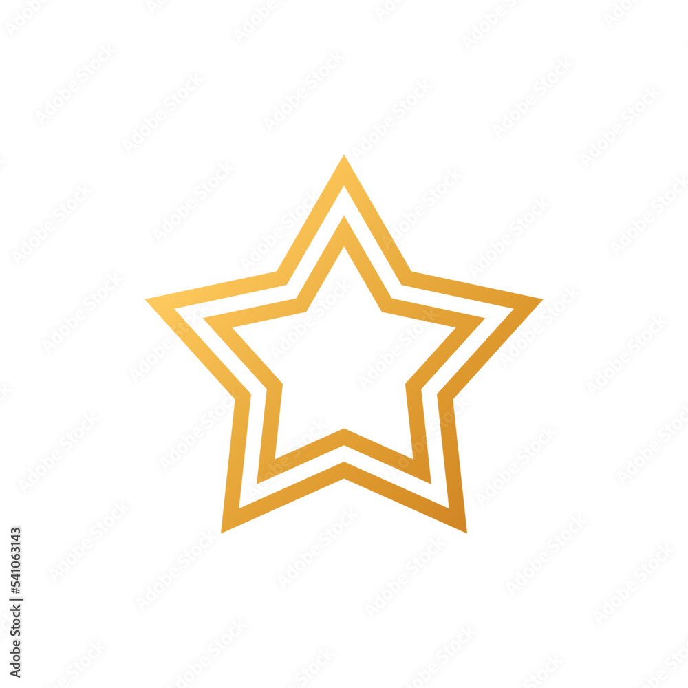 Decorative Star Icon Vector Logo Template Decorative Star Icon Vector Logo Template