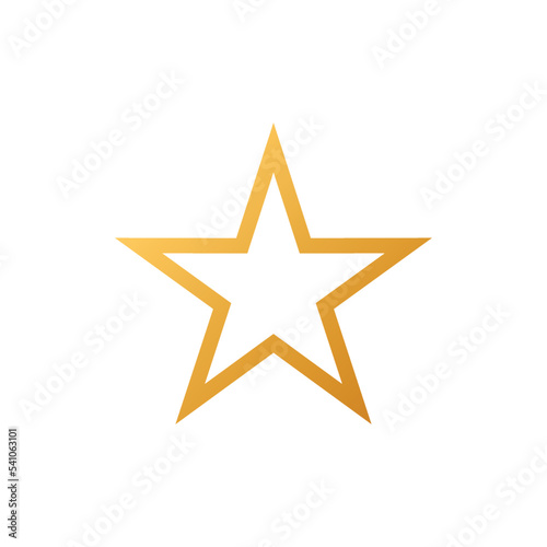 Decorative Star Icon Vector Logo Template