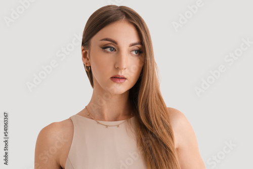 Beautiful fashionable young...