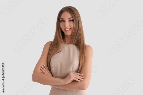 Beautiful fashionable young...