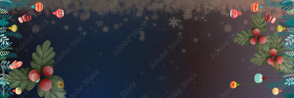 gradient background design for merry christmas full colours