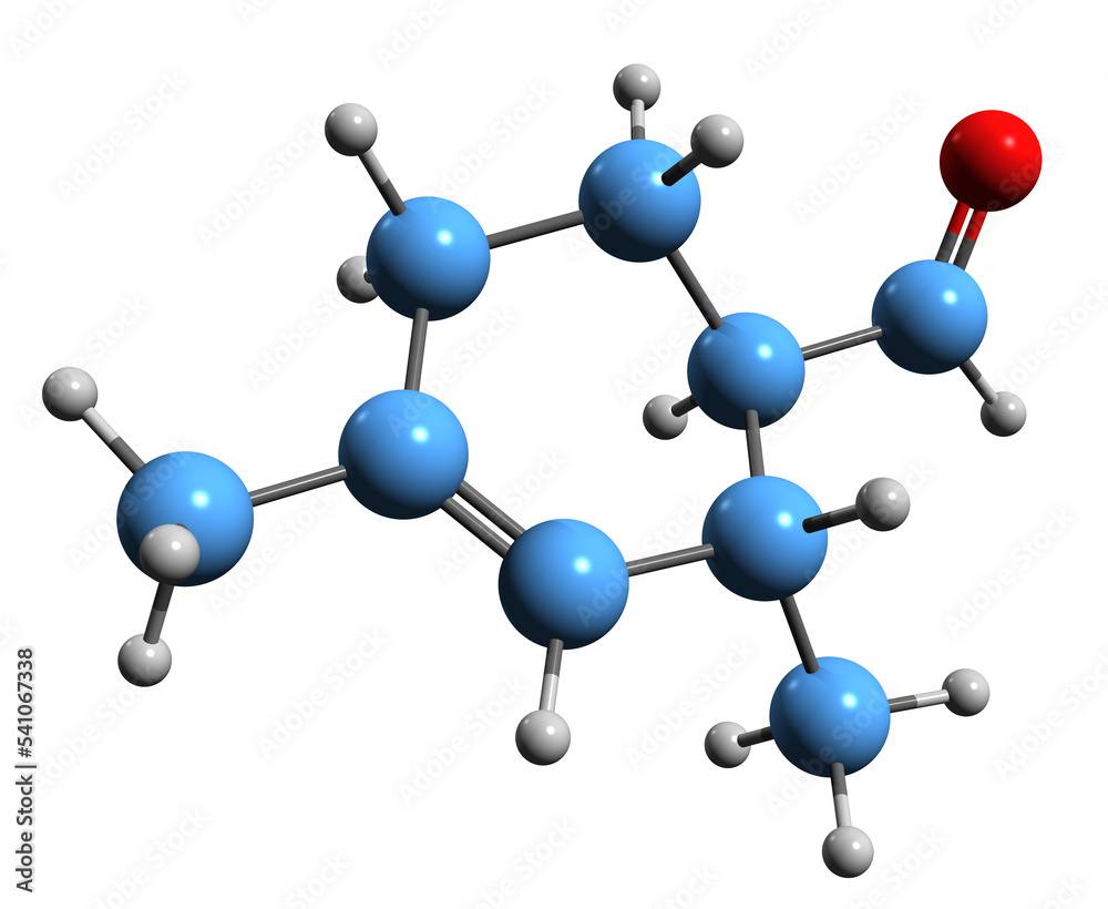 3D image of triplal skeletal formula - molecular chemical structure of good scents isolated on white background
3D image of triplal skeletal formula - molecular chemical structure of good scents isolated on white background
