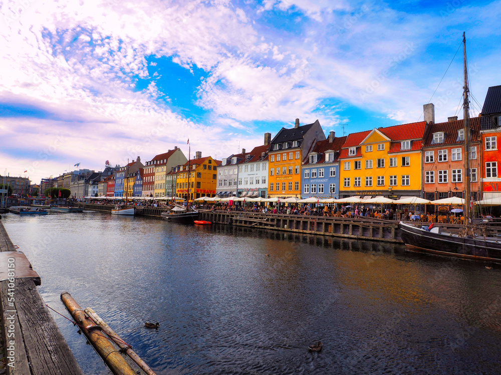 bars and cafes by the Nyhavn canal in Copenhagen