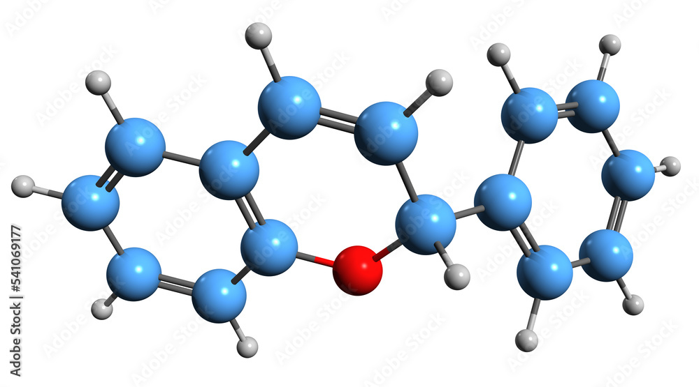 3D image of Anthocyanidin skeletal formula - molecular chemical structure of plant pigment isolated on white background 3D image of Anthocyanidin skeletal formula - molecular chemical structure of plant pigment isolated on white background