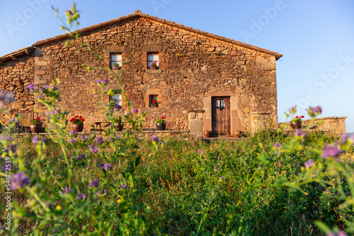 Masia, Casa de campo tipica de Catalunya. Comarca de Solsones, Catalunya