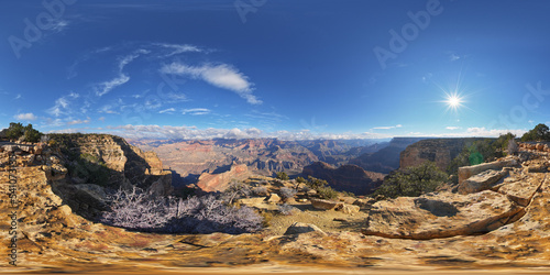 360° sky desert rock valley