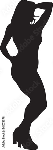 silhouette of a hip-hop dancer