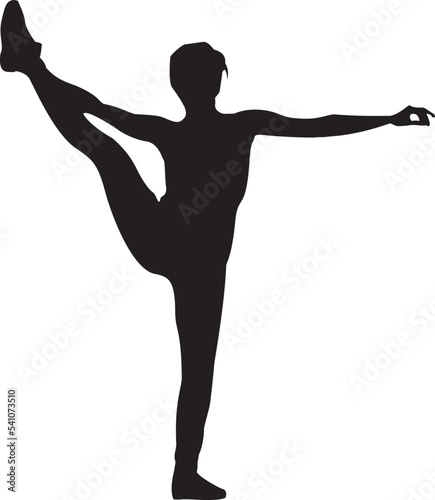 silhouette of a hip-hop dancer © Yehor