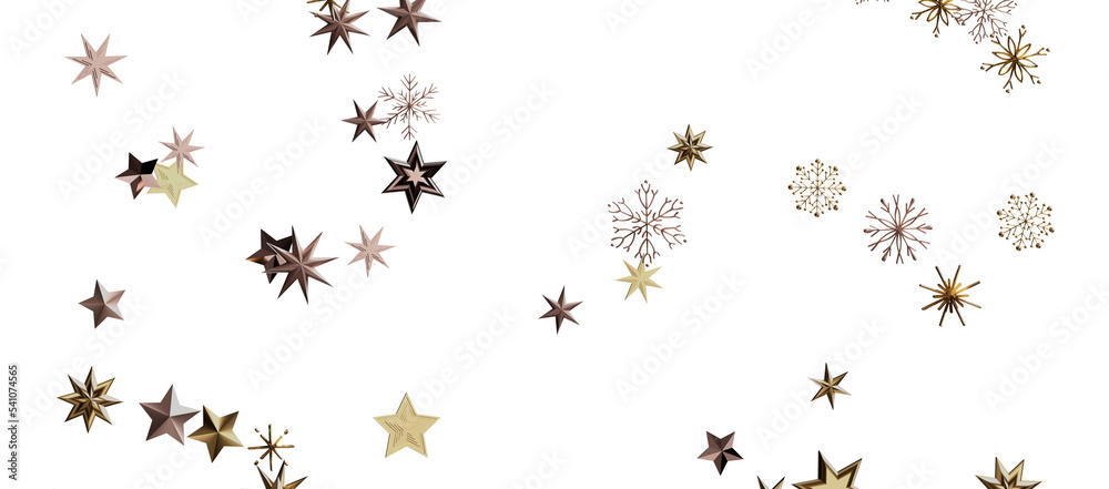 With Realistic Snowflakes Overlay On Light Silver Backdrop. Xmas Holidays With Realistic Snowflakes Overlay On Light Silver Backdrop. Xmas Holidays