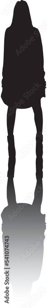 silhouette of a hip-hop dancer silhouette of a hip-hop dancer