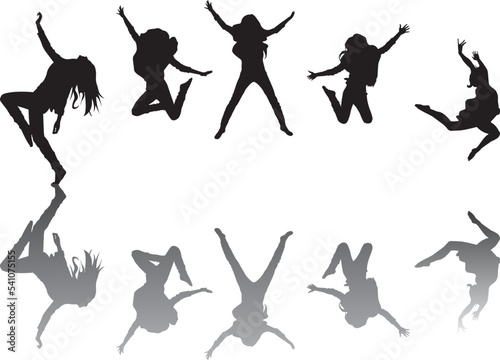 silhouette of a hip-hop dancer