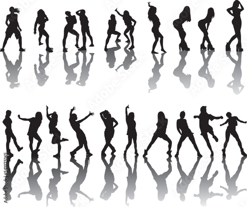 silhouette of a hip-hop dancer