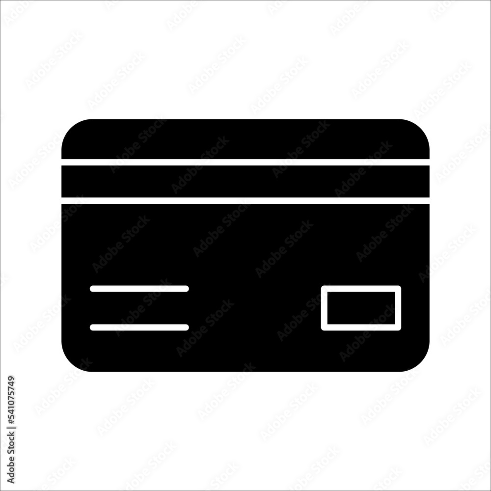 Linear debit payment icon, outline icon isolated on white background, eps 10. Linear debit payment icon, outline icon isolated on white background, eps 10.