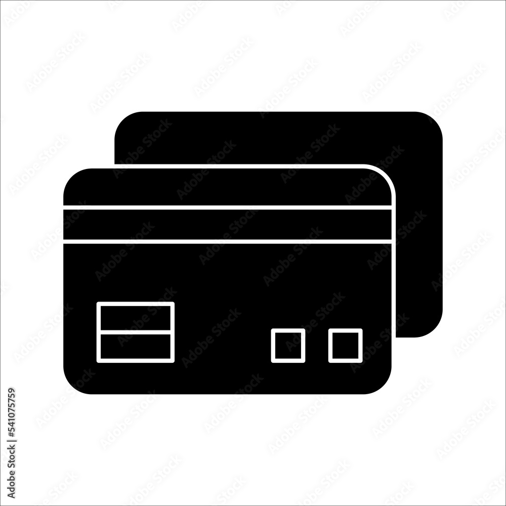 Linear debit payment icon, outline icon isolated on white background, eps 10. Linear debit payment icon, outline icon isolated on white background, eps 10.