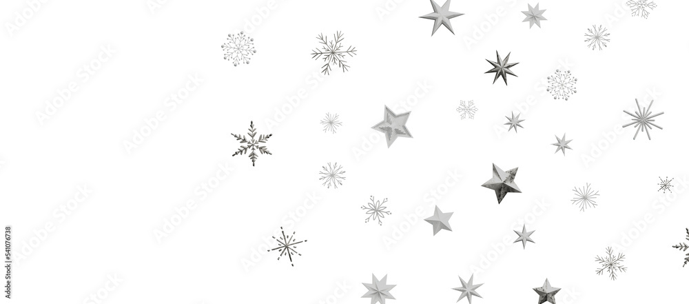golden openwork shiny snowflakes, star, 3D rendering. golden openwork shiny snowflakes, star, 3D rendering.