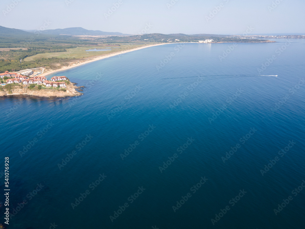 Aerial view of Arkutino beach, Bulgaria Aerial view of Arkutino beach, Bulgaria