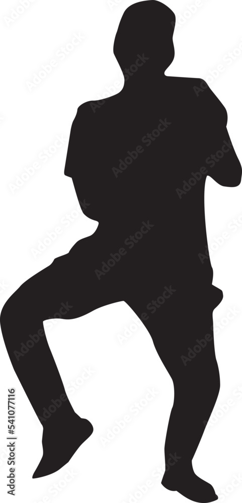 silhouette of a dancing person silhouette of a dancing person