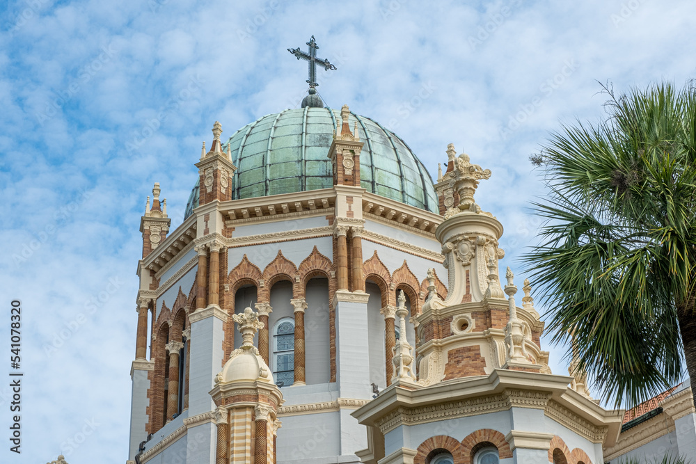Memorial Presbyterian Church Dome with Cross, St. Augustine, Florida, USA