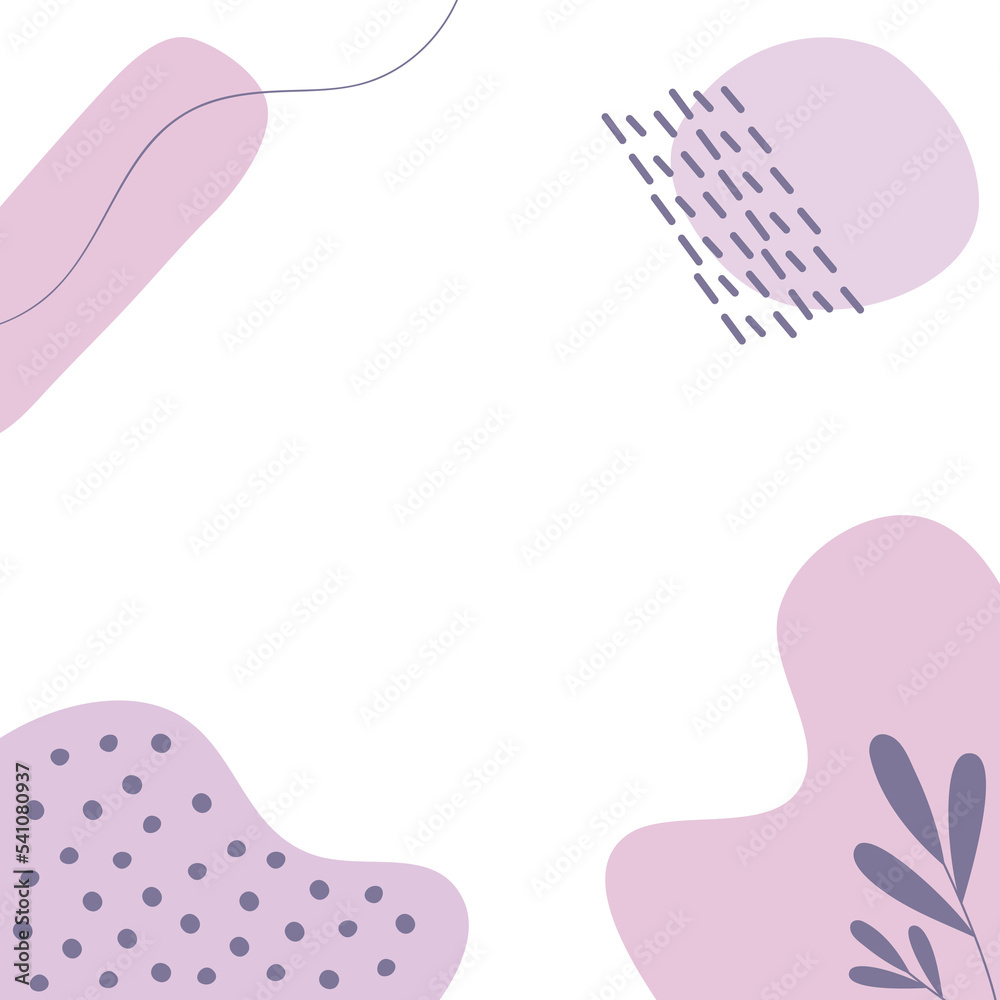 Abstract creative background in minimal trendy style with copy space for text - design templates for social media stories. Illustration