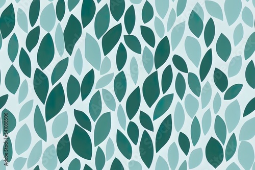 Scandinavian seamless pattern with leaf. Simple minimalistic wallpaper pattern with nature element. Seamless pattern with botanical element.