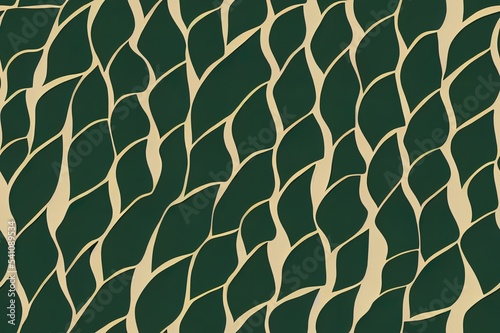 2d illustration Palm leaf seamless pattern illustration