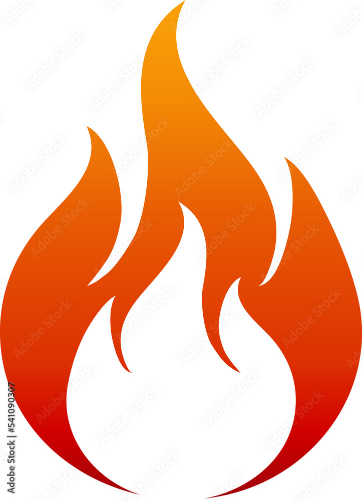 Fire flames. Fire symbols. Illustration Fire flames. Fire symbols. Illustration