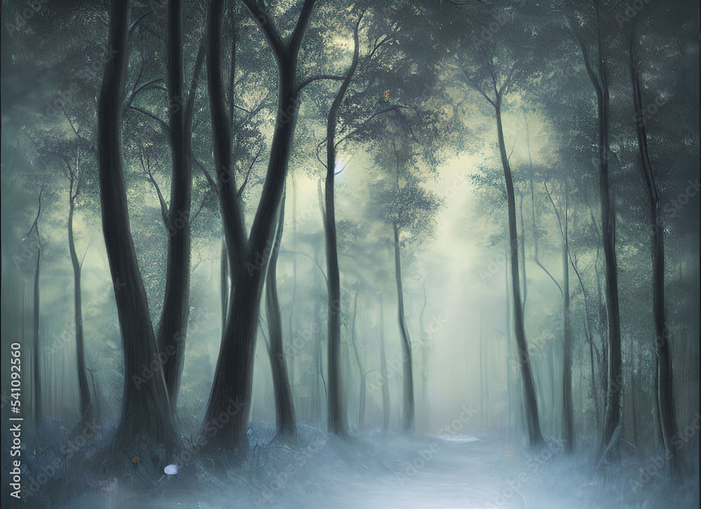 Fototapeta premium Walk Nature Walking Tree Sunset Winter Trees Fall Dog Forest Fog Couple Park Leaves Dark Woman Woods Silhouette Path Person People Morning Landscape Road Autumn