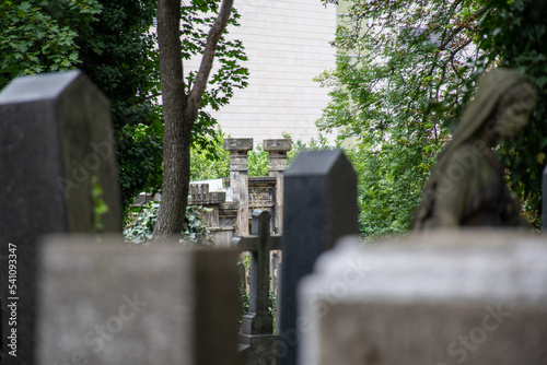 Lápidas en cementerio de Olšany, Praga