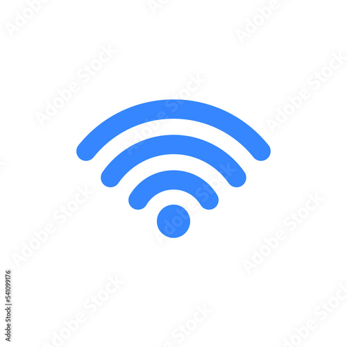 Wifi symbol vector icon wireless internet signal. Wifi web mobile phone icon sign digital network communication.