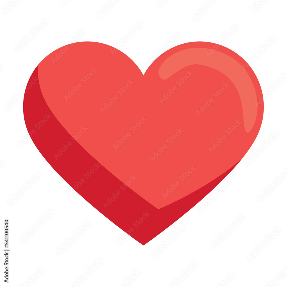 red heart love