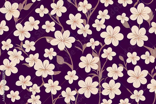 Wallpaper Mural Classic Popular Flower Seamless pattern background For easy making seamless pattern use it for filling any contours Torontodigital.ca