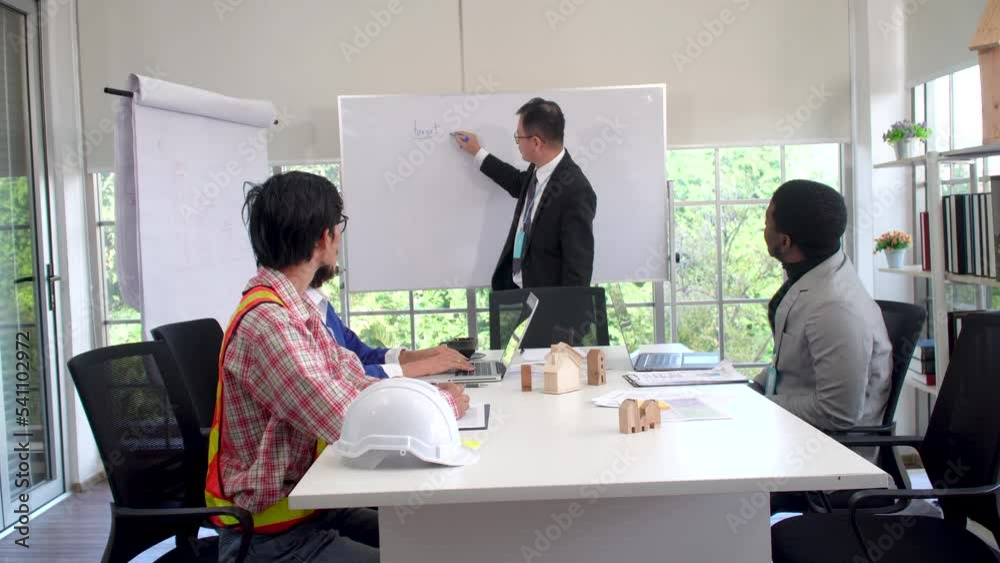 Group of businesspeople planning new project job cooperation at workplace. Ceo speak new growth with colleagues learning together in office. Professional multiracial discussion collaboration briefing. Group of businesspeople planning new project job cooperation at workplace. Ceo speak new growth with colleagues learning together in office. Professional multiracial discussion collaboration briefing.