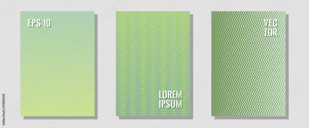 Banner graphics cool vector templates set.