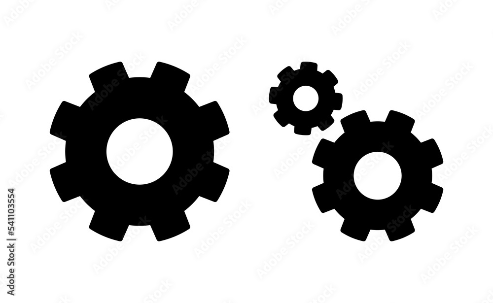 setting Icon vector for web and mobile app. Cog settings sign and symbol. Gear Sign setting Icon vector for web and mobile app. Cog settings sign and symbol. Gear Sign