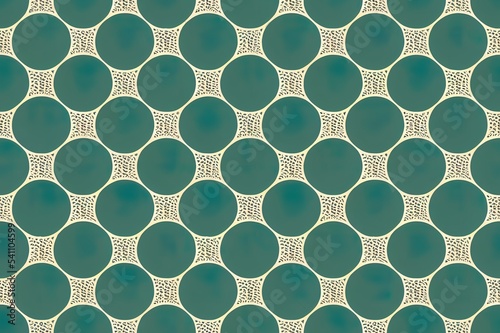 Seamless vintage background pastel green baroque pattern. Ornamental 2d illustration illustration.