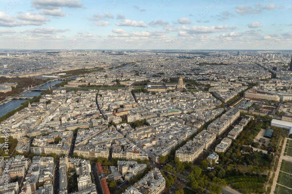 City of Paris - Elevated view