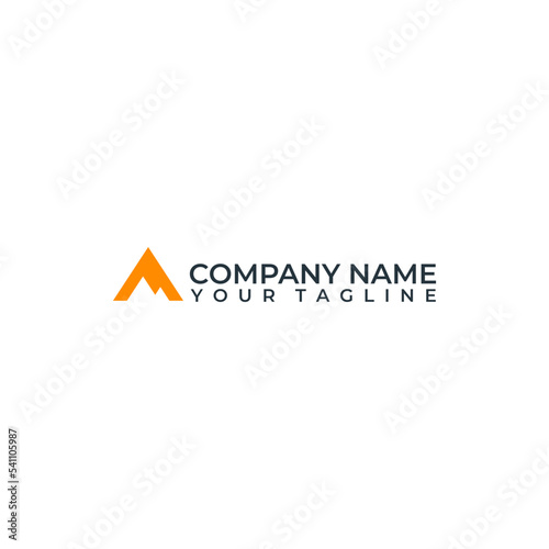 Free Download Letter A and mountain vector logo template travel and adventure business - GFXLoad