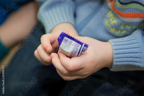 Hands of baby