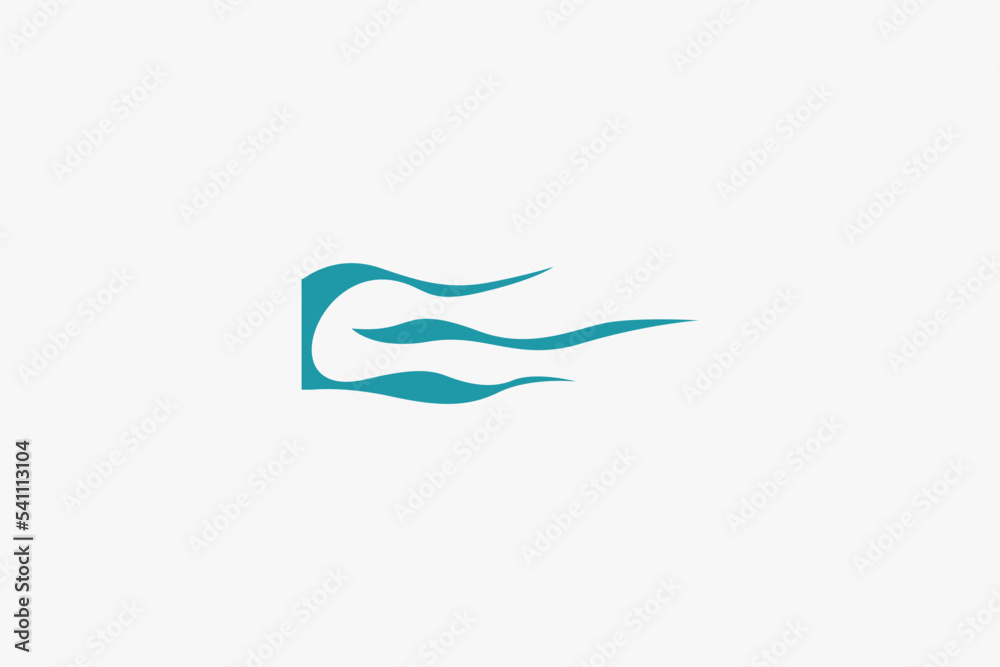 Illustration vector graphic of letter E fire or flame Illustration vector graphic of letter E fire or flame