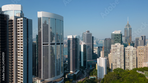 Photos Skyscrapers in Admiralty in Hong Kong City 14 Oct 2022
