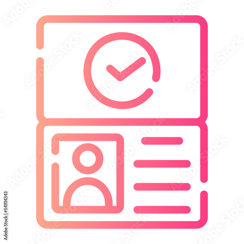 visa gradient icon