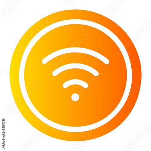 wifi gradient icon