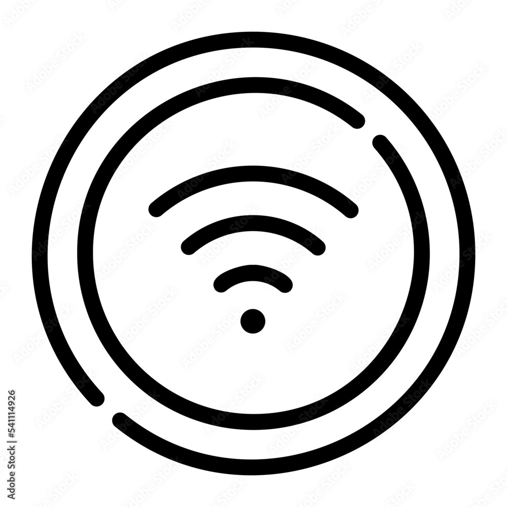 wifi line icon wifi line icon
