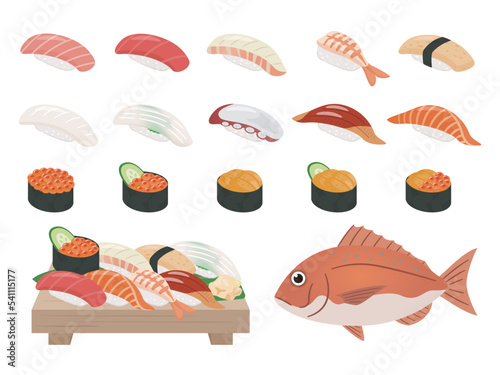 寿司の盛り合わせセット