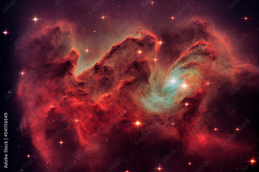 Cosmos Stars Cluster Structure Stunning Astrophotography Dramatic Celestial  Wallpaper. Bright blue nebula, high-quality astro photography, astronomy,  james webb space telescope image, nasa, space Stock Illustration | Adobe  Stock