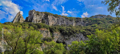 landscape with sky in Ardèche France