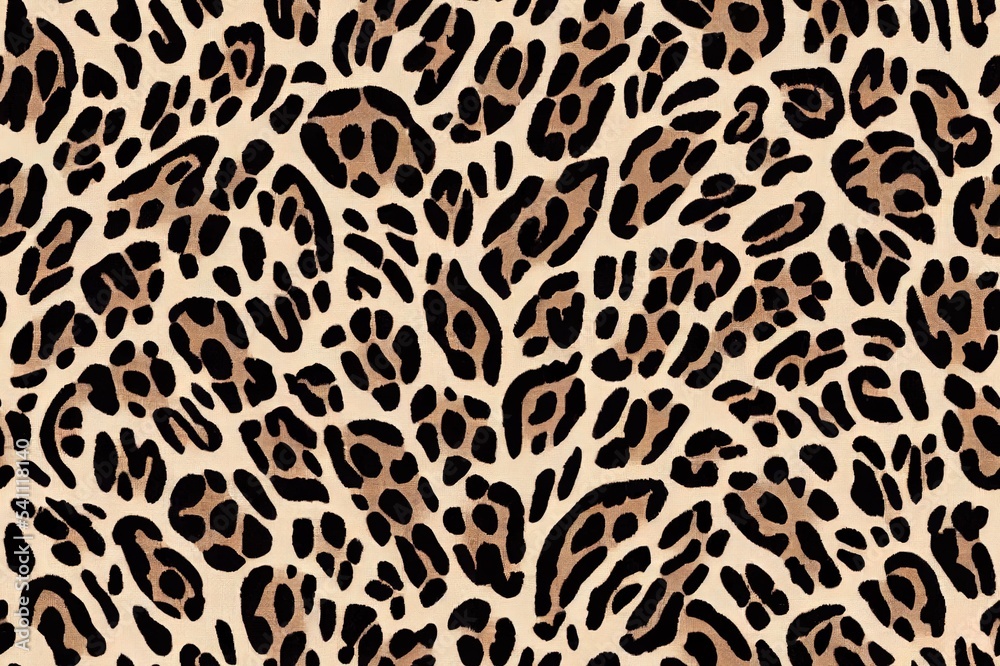 Seamless leopard pattern, african animal print, textile fabric print Seamless leopard pattern, african animal print, textile fabric print
