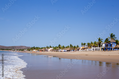 playa punta perula, costa legre, jalisco  photo