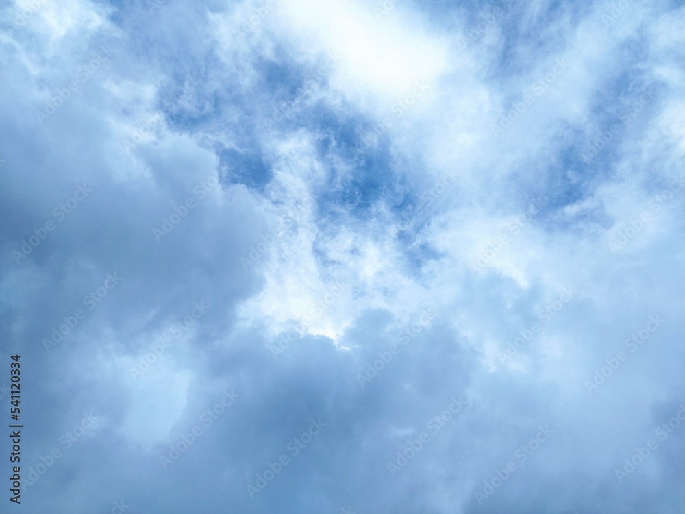 Fototapeta premium Sky After The Rain Haven Sky aesthetic, Before Sunset, Beautiful Scenery. Beauty sky. Heaven Sky. Cloud mood.